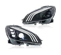 XYUOIS Conjunto faro delantero coche Compatible Con Benz Para W204 2007 2008 2009 2010 Accesorios Automóviles Faros Delanteros Lente Bifocal Conjunto Lámpara Señal Luces Coche Lámpara Xenón(Ordinary)