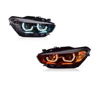 XYUOIS Conjunto faro delantero coche Compatible Con F20 F21 2015 2016 2017 2018 Parachoques Delantero Faro Delantero Luz De Conducción DRL Luz De Freno Luz De Giro Conjuntos De Luces De Faros