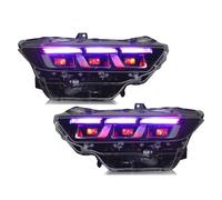 XYUOIS Conjunto faro delantero coche Compatible Con Ford Para Mustang 2024 2025 Conjunto De Faros Delanteros RGB DRL Luces De Giro Accesorios Automóviles Conjuntos De Faros Delanteros.(RGB)