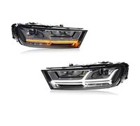 XYUOIS Conjunto faro delantero coche Compatible Con Q7 2016 2017 2018 2019 DRL Conjunto Faros Delanteros Luz Conducción Luz De Freno Luz De Señal Giro Faros Delanteros Accesorios Automóviles