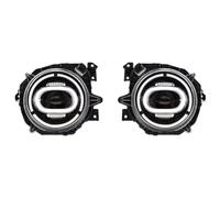 XYUOIS Conjunto faro delantero coche Compatible Con Suzuki Para Jimny 2018 2019 2020 2021 2022 2023-2024 Conjunto De Faros Delanteros DRL Lente Bifocal Lámpara Delantera Accesorios Coche