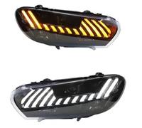 XYUOIS Conjunto faro delantero coche Compatible Con VW Para Scirocco 1.4T 2.0T RS Luz De Circulación Diurna DRL Señal De Giro Lámpara Delantera Conjunto De Faro Luz De Conducción Faro Delantero
