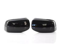 XYUOIS Espejo Carcasas Tapa Compatible con para E60 E61 E63 E64 525i 530i 528i 2003-2008 Tapas De Espejos De Puerta Tapas De Espejo De Puerta Cubiertas De Espejo Retrovisor Lateral(Black)