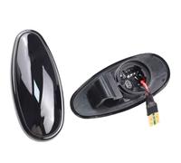 XYUOIS Luz de liquidación Compatible con Mitsubishi para I-Miev 2010-2021 para Pajero MK3 V6 V7 2000-2006 para Montero Sport K9 1997-2008 Luces Intermitentes De Señal De Giro Lateral(Black)