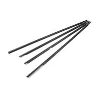 XYUOIS Tira de Sello de Puerta de Coche Compatible con para Golf MK6 2008 2009 2010 2011 2012 4 Piezas De Burlete De Puerta De Coche, Moldura Exterior De Ventana, Moldura Negra, Piezas De Automóvil