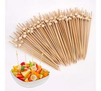 Xyvor 200 Piezas Palillos De Cóctel, 12 Cm Pinchos De Cóctel, Brochetas De Aperitivos, Brochetas Desechables para Cócteles, Palillos De Cóctel De Corazón para Bares, Fiestas, Carnavales