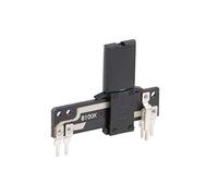 XYWHPGV 1 Uds Fader Resistencias Variables 35mm Potenciómetro de deslizamiento recto B100K Ohm Potenciómetros lineales dobles para ajuste de atenuación(b18b1 0ed40 fd1d7 06262 c37fa 95cab
