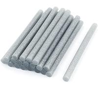 XYWHPGV 20 piezas de pistola de pegamento de fusión en caliente con purpurina en tono plateado, barras adhesivas de 7x100 mm(998eb e519d 13342 56004 bedae 40cab