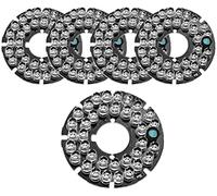 XYWHPGV 36 LEDs 850nm IR Placa de infrarrojos Placa redonda de 60 s Bombilla de tablero iluminador IR para cámara de seguridad CCTV 5 uds(1477d 0874b 832ab c90b3 a1a82 20850