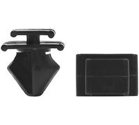 XYWHPGV 50pcs 12mm agujero plástico puerta guardabarros parachoques empujar remaches Clip negro para coche(8a4c4 feff6 b23a7 90a51 44fe2 e79c8