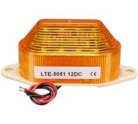 XYWHPGV Bombilla de luz de advertencia LED intermitente Lámpara de torre de señal industrial DC 12V 2W Amarillo LTE-5051(329bb 5907e 07c45 1c4a4 170c1 d7f58