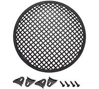 XYWHPGV Cubierta de rejilla de altavoz 10 pulgadas 254 mm malla decorativa círculo protector de subwoofer protector con accesorios negro(aa64d e8319 db3e6 09676 14891 39abb