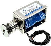 XYWHPGV Electroimán de solenoide de empuje de tracción de 10 mm de 12VDC 45N Tipo de marco abierto Movimiento lineal JF-Z05(0308f b955f 74c02 4f895 865bf 6900e