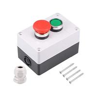 XYWHPGV Interruptor de botón pulsador Interruptores verdes momentáneos y parada de emergencia 440V 10A(c76e3 0fbed 5b8c5 353c7 887ea a6b56