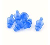 XYWHPGV & reg; Protector de tapones para los oídos impermeable de natación de silicona 3 pares azul(7f8ba 06ae0 bc0ab 68abc ca713 00b00