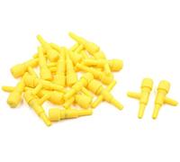 XYWHPGV Tubo de la línea aérea de la válvula de control de plástico amarillo 20pcs para el tanque de pescados del acuario(386ce d2940 ee2a6 6234e 096d0 99c3d