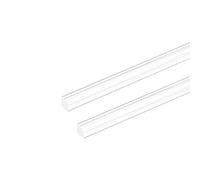 XYWHPGV Varilla cuadrada acrílica, 6 mm x 6 mm x 10 pulgadas Varilla de plástico transparente Barra sólida de PMMA 2 piezas(ad6f1 9a367 19dae 6203a 2484a 3eba3