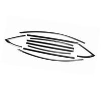 XYWOPO 10 piezas de burletes for puertas y ventanas de coche, for Tesla, for el modelo 3 2017-2024, moldura lateral exterior, burlete, tira decorativa for decoración de ventanas Tira de sellado para p