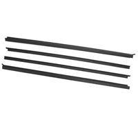 XYWOPO 4 piezas de burletes for puertas y ventanas de coche, moldura for ventana de vidrio, for NISSAN, for carrocería dura, for Navara D21 1986-1997, burlete for cinturón de puerta, exterior e interi