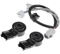 XYWOPO 82219-48010 89615-20090 Sensor de golpe, for Toyota, Camry, Highlander Sienna Solara, Lexus, Es330 Rx330 Rx440h Sensor de detonación(BLACK A set)