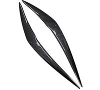XYWOPO ABS Coche Faro Ceja Etiqueta Ajuste Párpados Tapas, Faro Delantero Ceja Párpado Reemplazo Cubierta, for, 1 Serie F20 Late 118i 120i 2015 2016 2017 2018 2019, Fibra de Carbono Moldura de ceja p