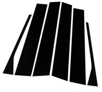 XYWOPO Adhesivo embellecedor para cubierta de ventana y puerta postes pilar coche, para Vw, Jetta, Mk5 Sedan 2006-2010, accesorios moldeados Acento de ventana lateral