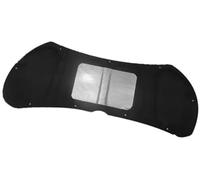 XYWOPO Almohadilla térmica de algodón for capó de coche, accesorio for Hyundai Verna RC 2014, 2015, 2016, 2017 y 2018. Protector térmico del motor(BLACK Size 2)