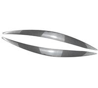 XYWOPO Cubierta de ceja for Faros Delanteros, Pegatina Decorativa for párpados, Fibra de Carbono ABS, Color Negro, for Ford, Focus, MK4 2019-2021 Moldura de ceja para Faros Delanteros