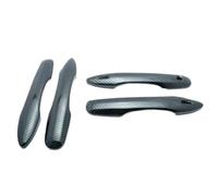 XYWOPO Cubierta de manija puerta fibra carbono ABS, molduras superpuestas, for Toyota, Camry XV 70 2017-2019, Corolla, 2019-2021, Prius, Avalon 2019-20 Cubierta para manija de puerta de coche