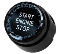 XYWOPO Decoración del coche, para Bmw 1 2 3 4 5 6 7 Serie F20 F21 F22 F23 F30 F34 F10 F18 F12 F07 F01 F02 Marco de la etiqueta engomada botón Ajuste del interruptor de encendido(BLACK 02 Black)