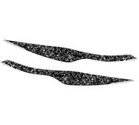XYWOPO Embellecedor de Cubierta de párpado de ceja de Faro Delantero de Fibra de Carbono, for, Serie 3 E90 E91 Sedan y Wagon Modelos 2005-2012 Moldura de ceja para Faros Delanteros