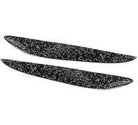 XYWOPO Embellecedor de la Cubierta del párpado de la ceja del Faro Delantero de Fibra de Carbono, for Mazda, 3 BL 2009 2010 2011 2012 2013 Moldura de ceja para Faros Delanteros