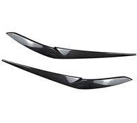 XYWOPO Etiqueta engomada de la decoración de Las Cejas del Faro, Adornos de Cejas del párpado del Faro con patrón Forjado de Fibra de Carbono, for, X5 2018-2022, for, X6 2019-2022 Moldura de ceja pa