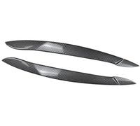 XYWOPO Faro Párpado Ceja Etiqueta Cubierta Lámpara Ajuste Calcomanía ABS Patrón de Fibra de Carbono, for, X5 E70 2008-2013 Coche Moldura de ceja para Faros Delanteros