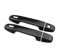 XYWOPO For Toyota, CHR C-HR 2016-2020, manijas de puertas exteriores coche carbono cromado, cubiertas, pegatinas tapa captura cuencos Cubierta para manija de puerta de coche(Carbon With Smart)