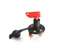 XYWOPO Interruptor de apagado principal de batería con llave roja de 12 V y 24 V for vehículo, desconectador aislador modificado, interruptor de encendido for automóvil, camión, barco Interruptor de b