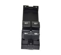 XYWOPO Interruptor de Control de la Ventana del Lado del Conductor 1J3959857, for Skoda, Fabit, for Octavia, for VW, for Bora, for Golf, for Seat, Leon Interruptor de botón para Coche