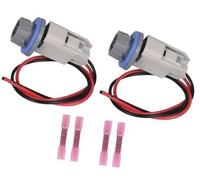XYWOPO Juego de 2 conectores bombillas for luz matrícula trasera (F81Z-13411-AA, AL8Z-13411-B) for Ford F-150 (2004-2021), Ranger (1998-2011) y Explorer (2006-2010) Soporte de luz trasera