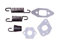 XYWOPO Junta de carburador AV Buffer Spring Mount Set, for Partner, 350 351 352 370 390 pieza de repuesto de herramienta de repuesto de motosierra Kit de resortes de montaje