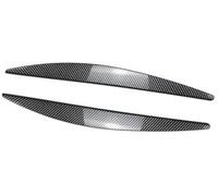 XYWOPO Lámpara de Faro Cubierta de ceja Pegatina embellecedora de párpado ABS patrón de Fibra de Carbono Coche, for Skoda, for Octavia, MK3 2015-2017 Moldura de ceja para Faros Delanteros