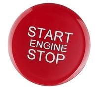 XYWOPO Molduras interiores de coche, embellecedor cubierta botón pulsador parada arranque motor Abs, para Alfa para Romeo Giulia Stelvio 2017-2019 Ajuste del interruptor de encendido(Rot)