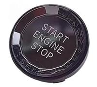 XYWOPO Molduras interiores del coche Botón de arranque motor Cubierta repuesto Interruptor parada, para Bmw, para X1, para X5 E70, para X6 E71 Z4 E89 Ajuste del interruptor de encendido(Schwarz)