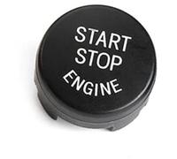 XYWOPO Molduras interiores del coche Botón de arranque motor Reemplazar la cubierta Interruptor parada Accesorio Decoración llave, para Bmw F10 F11 Ajuste del interruptor de encendido(BLACK A Black)