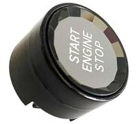 XYWOPO Molduras interiores del coche, cubierta botón interruptor de parada arranque motor, para Bmw 1 2 3 4 5 6 7, para X1, para X5, para X6 F22 F30 Ajuste del interruptor de encendido(Schwarz)