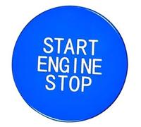 XYWOPO Molduras interiores del coche, interruptor de parada motor arranque, reemplazo botón encendido, para Bmw 1 2 3 4 8, para X5, para X6 X7 Z4 Ajuste del interruptor de encendido(Blue)