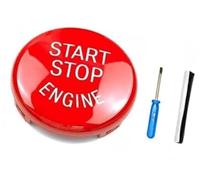 XYWOPO Molduras interiores del coche, para Bmw E87, para E60 E83 E84 E89 E90 E91 E92 E93 Botón de arranque motor Reemplazar la cubierta Accesorios Ajuste del interruptor de encendido(Rot)