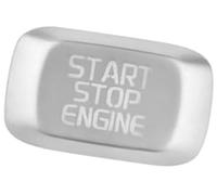 XYWOPO Molduras interiores del coche Reemplace la cubierta Parada Arranque Botón motor Interruptores Embellecedor, para, para V40 V60 S60 S60L S80L Ajuste del interruptor de encendido(Silver)