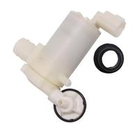 XYWOPO Motor de Bomba de limpiaparabrisas Delantero con Ojal for Mazda 2, Mazda 2 Demio 2007-2014 D65167482A Bomba lavaparabrisas reemplaza