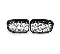 XYWOPO Parrilla cromada de diamante negro, 1 par de piezas de reparación antirresistencia for exteriores, for, for 1 Serie F20 F21 2011 2012 2013 2014 Parrilla delantera para coche(Grass Green)