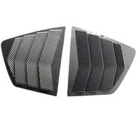 XYWOPO Protector de Cristal Trasero Etiqueta engomada del Ajuste de la Cubierta Obturador Lateral Coche persiana Ventana Trasera, para Accord 9Th Sedan 2014-2017(Black Carbon)